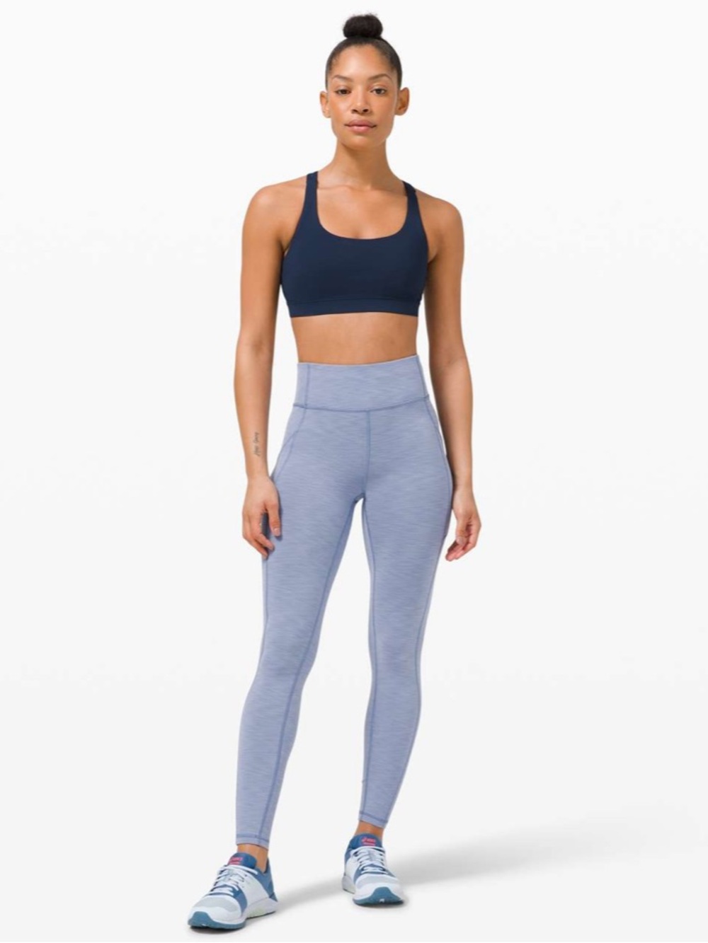 Lululemon Invigorate High- Rise Tight 28” in Heathered Water Drop size 4